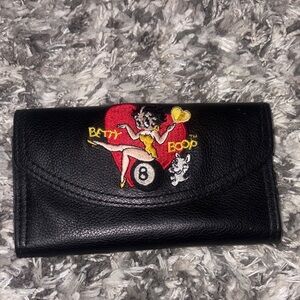 Y2K Betty Boop Black and Red Wallet